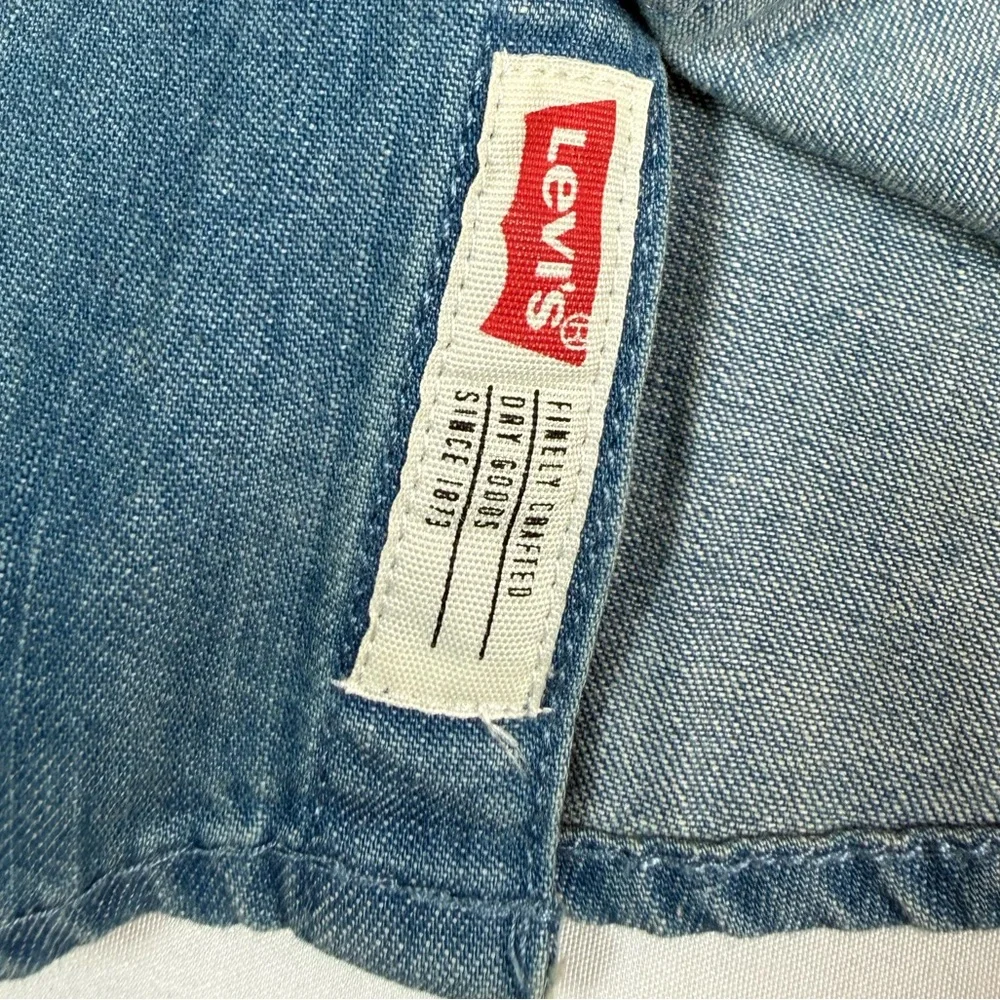 NWT‎ LEVIS Baby Western Chambray Button Down 12M Classic Americana Cowboy NEW
